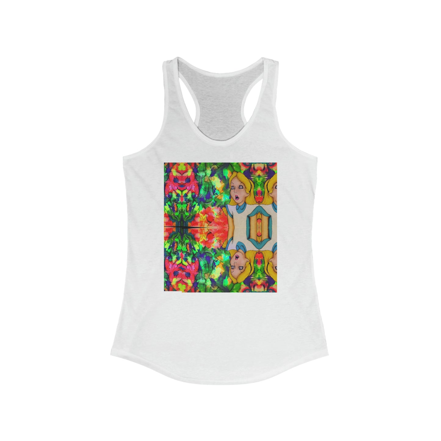 Visual Fiber ALICE TRIPPING Women's Ideal Racerback Tank