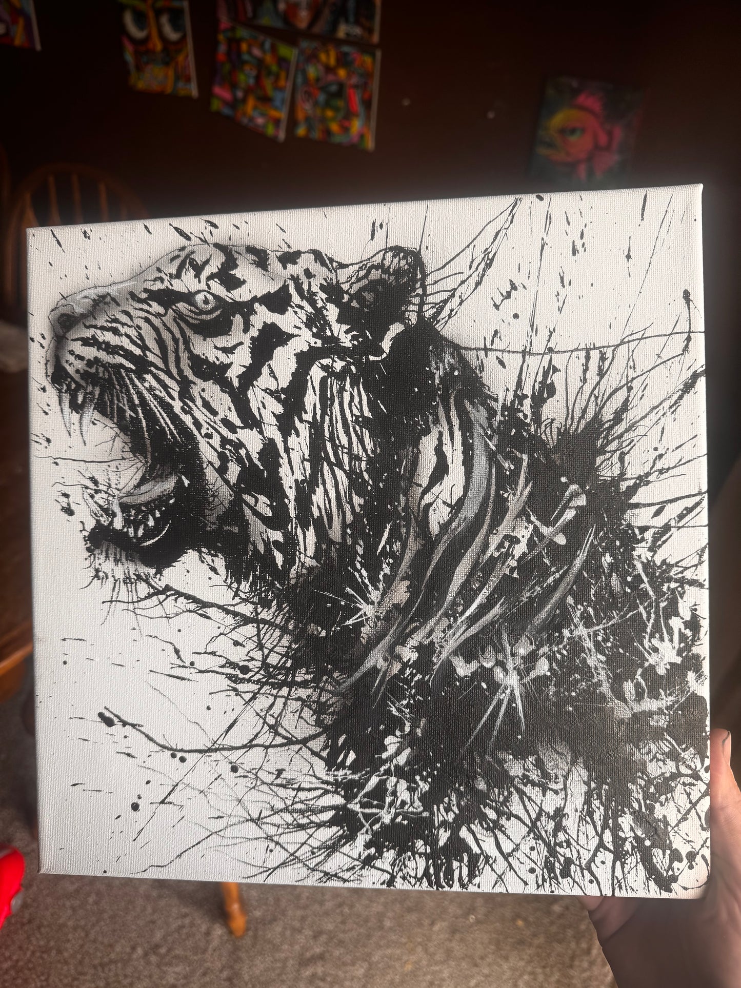 Tiger splatter