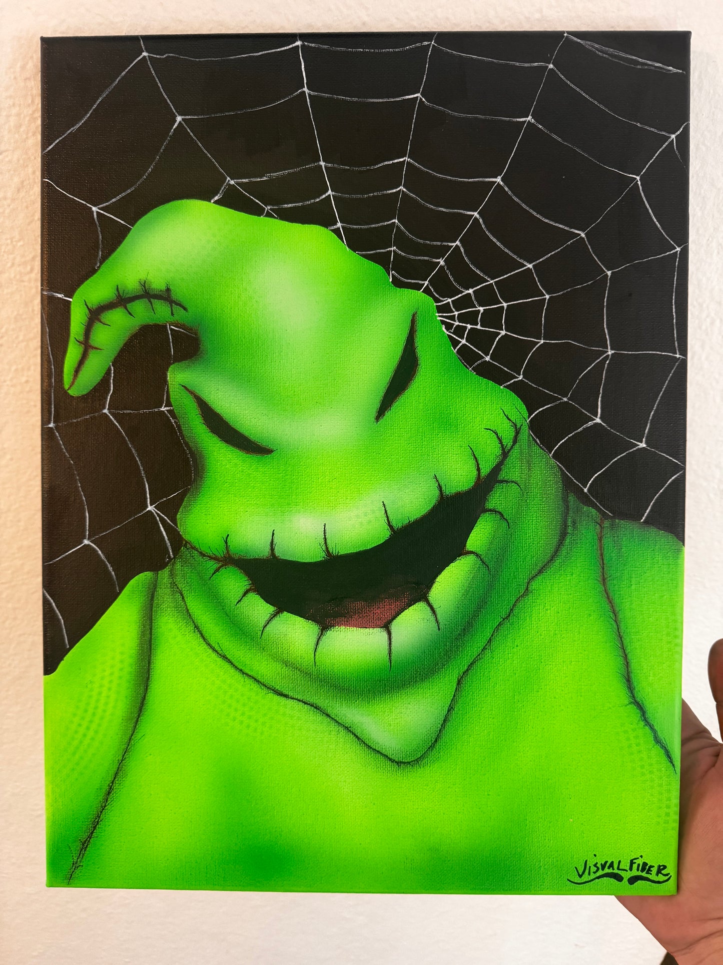 Oogie boogie canvas