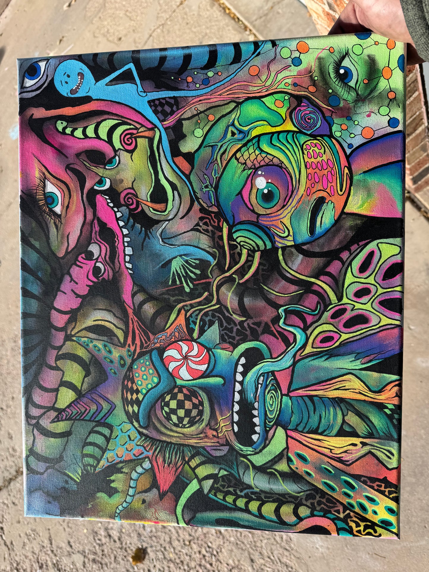 Rick n morty canvas