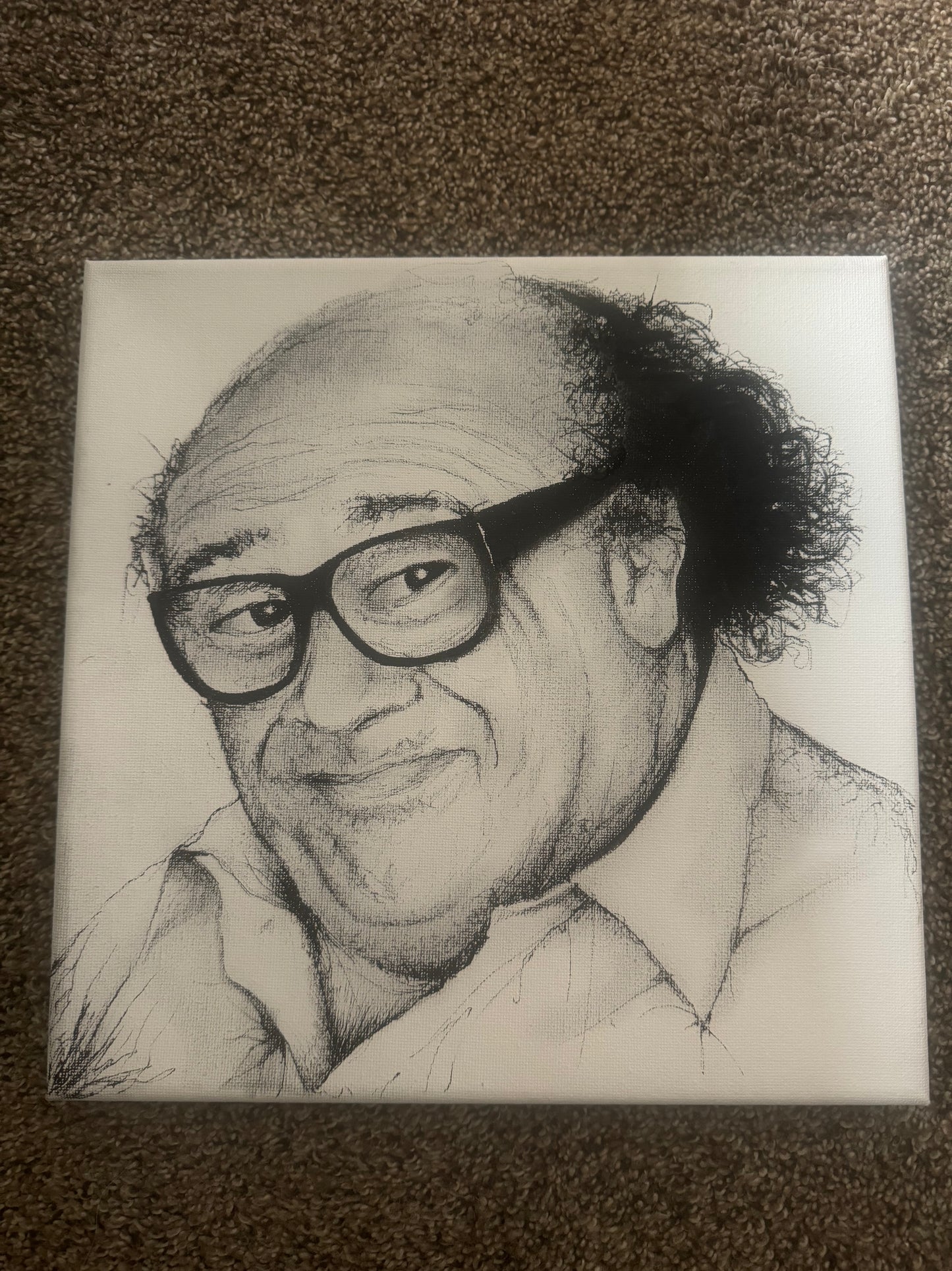 Danny devito canvas 10”