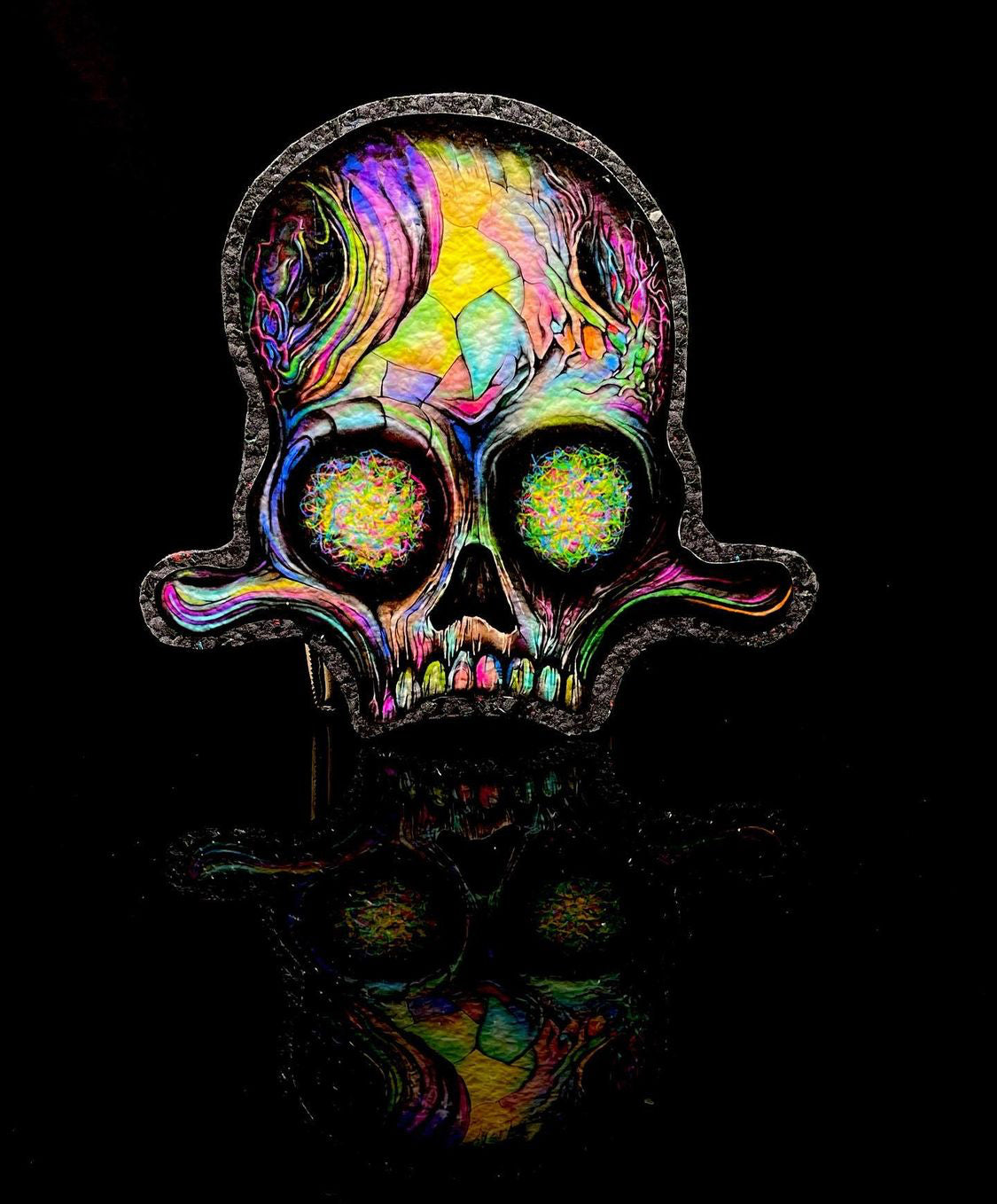 skull custom mat