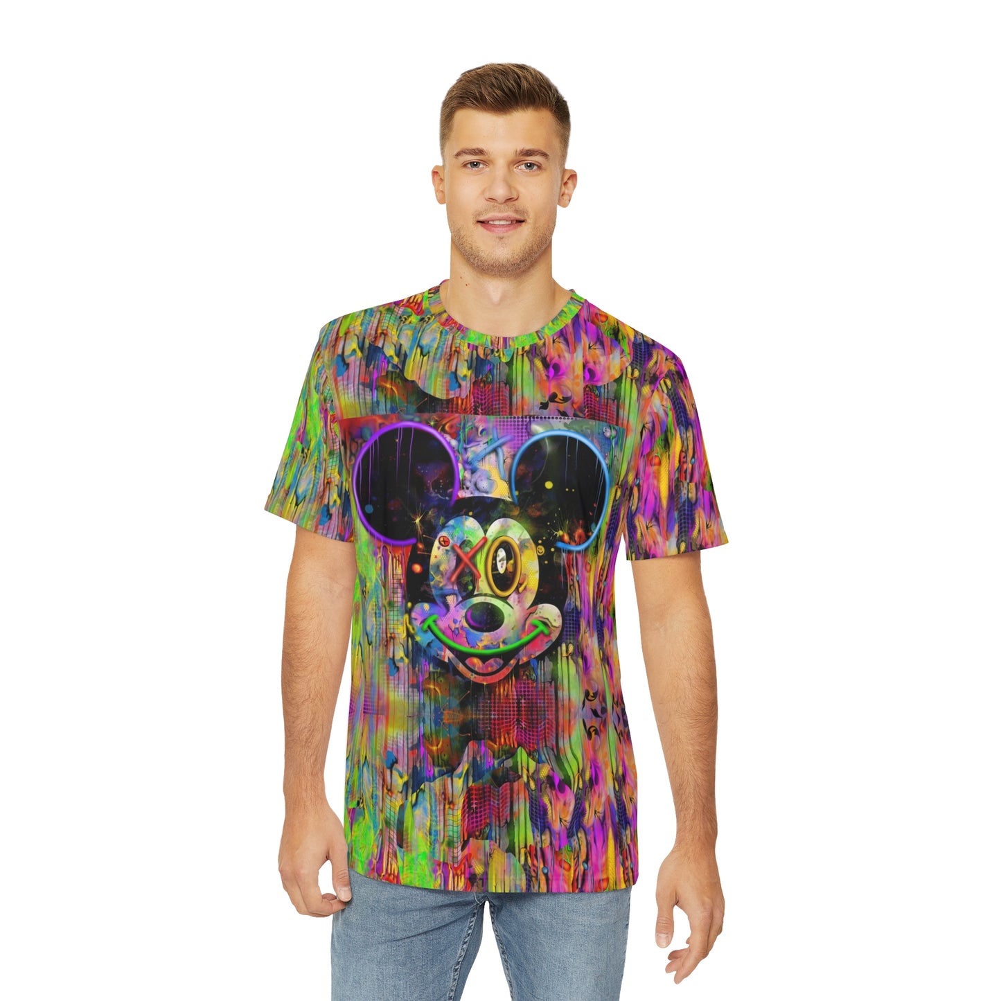 Visual Fiber Mickey Tee