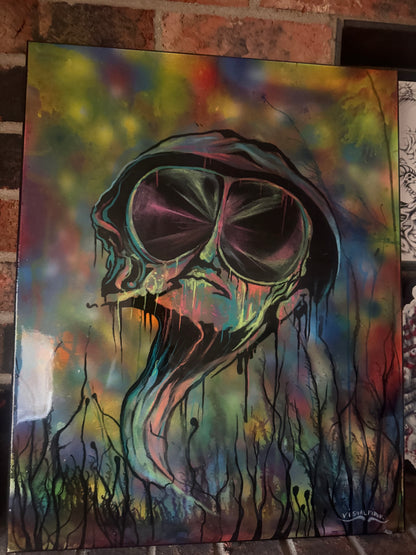 Fear and loathing  canvas