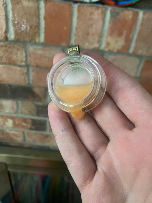 Faux oil drip pendant