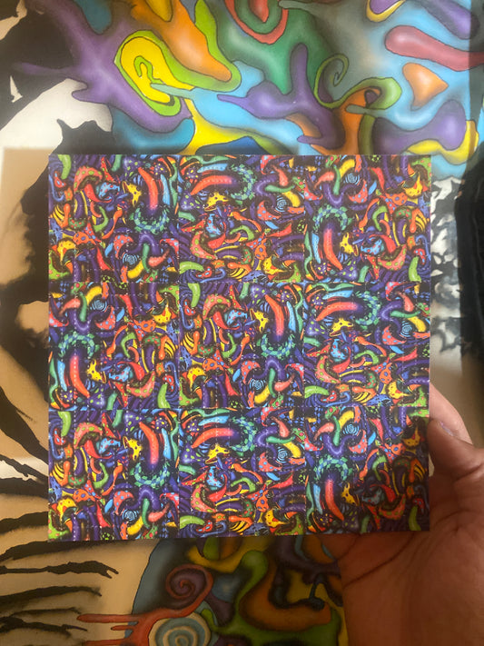 mushroommaze blotter art