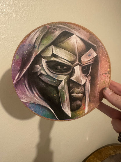 Glow mf doom cork mat