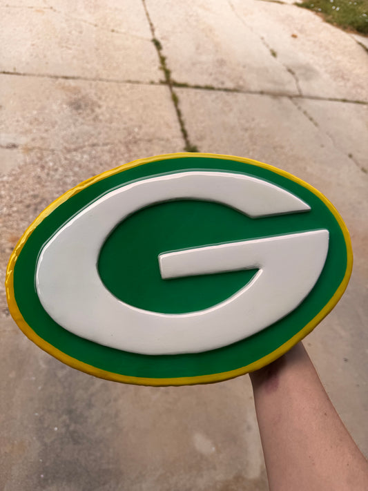 Greenbay  wood cutout