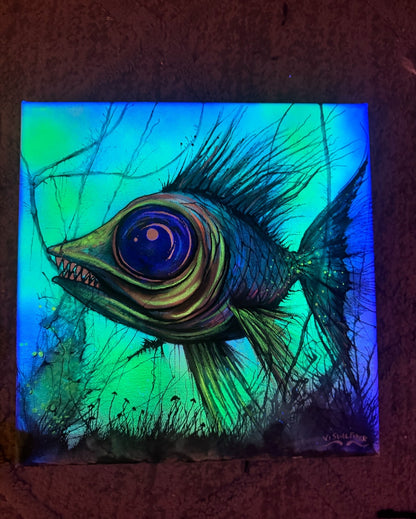 Fish canvas zombie