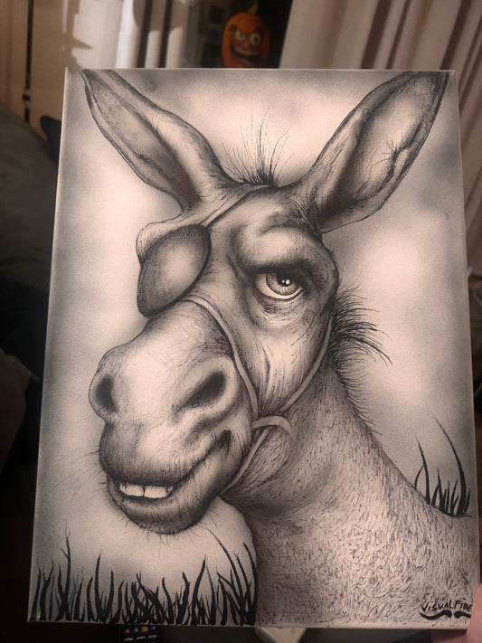 Donkey canvas