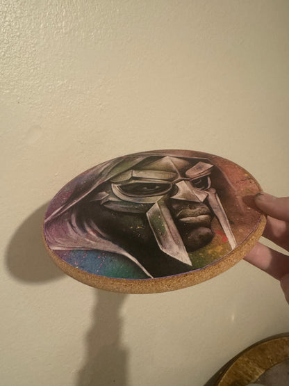 Glow mf doom cork mat