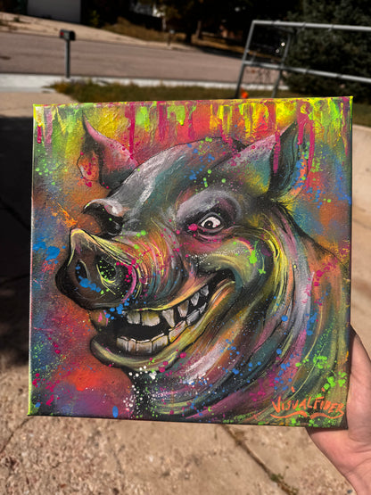 Pig canvas