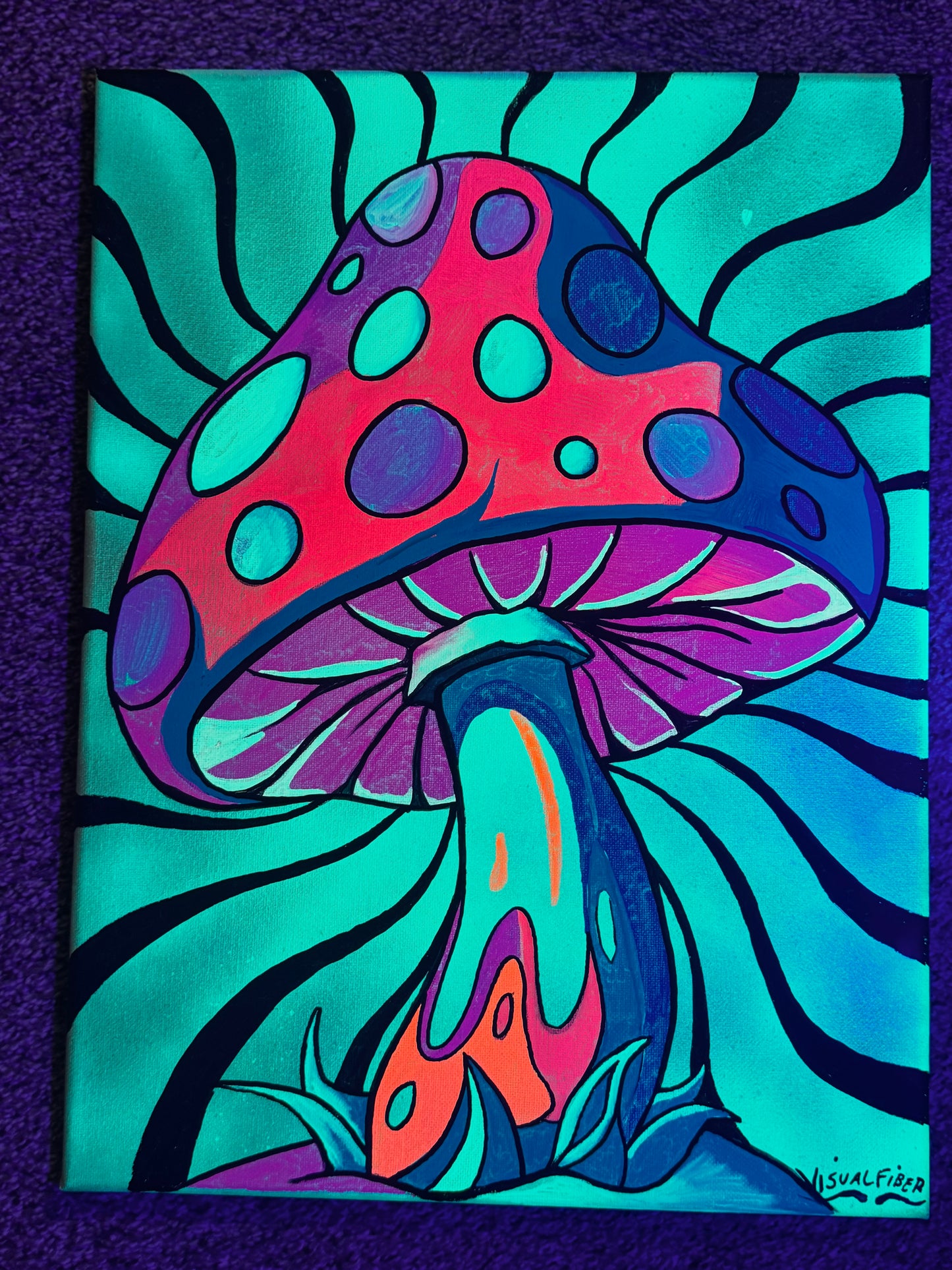 Mushroom canvas