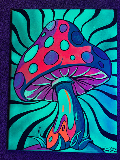 Mushroom canvas