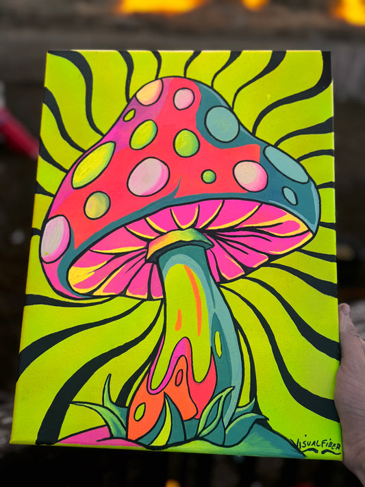 Mushroom canvas