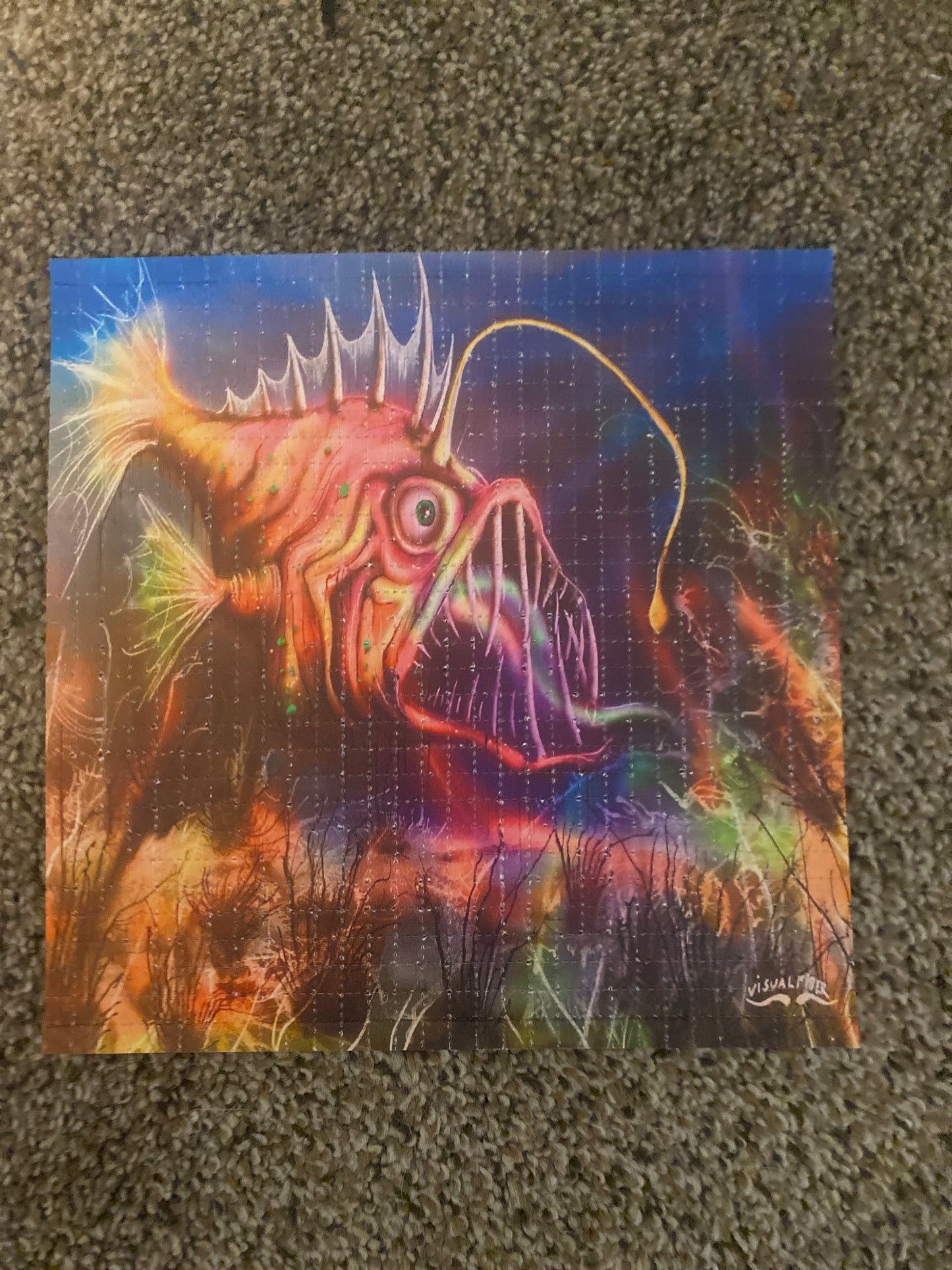 angler fish blotter