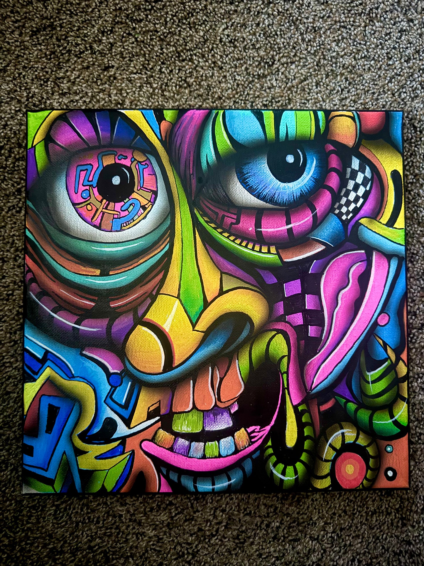 10x10” canvas