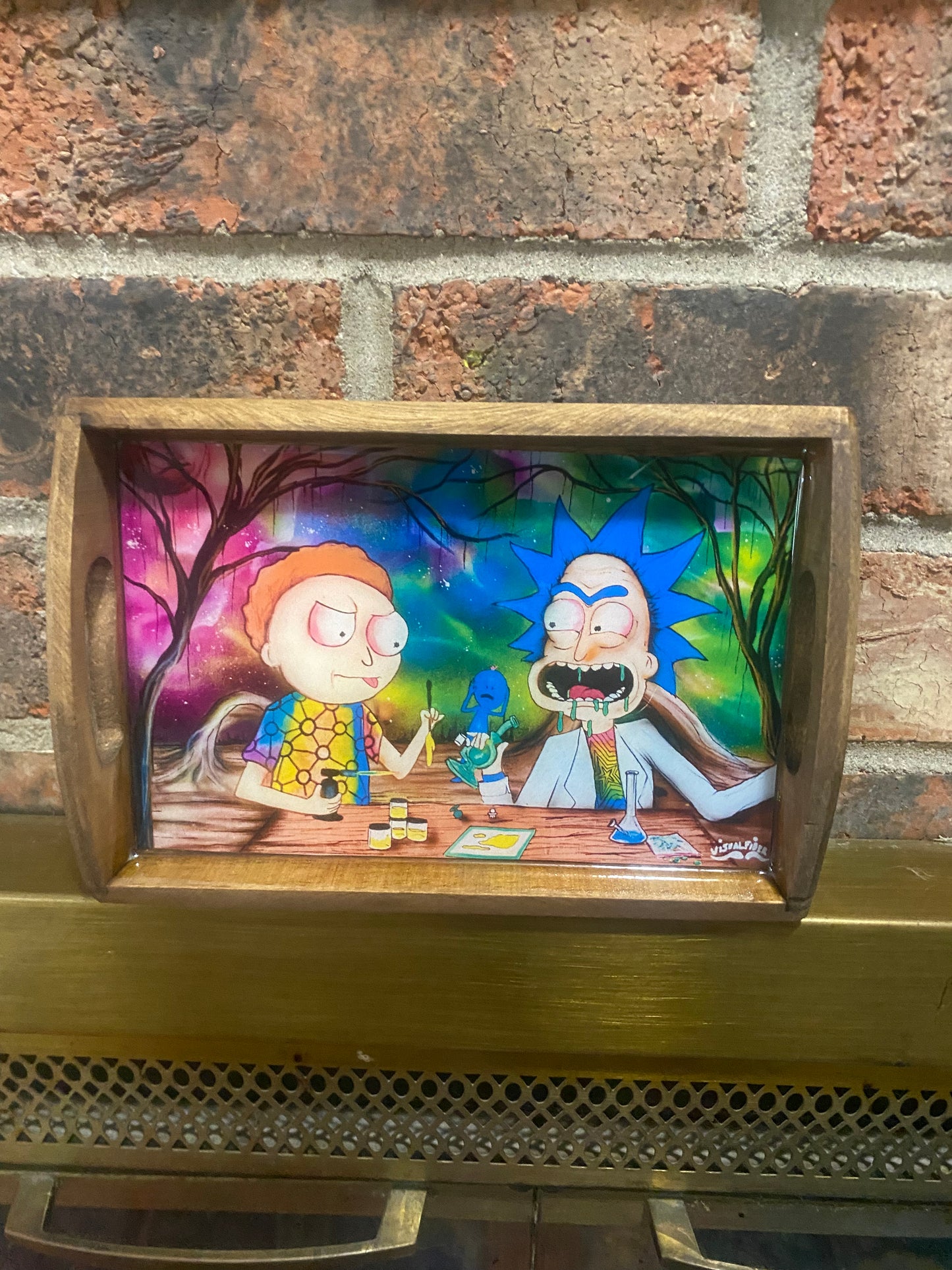 rick n morty tray