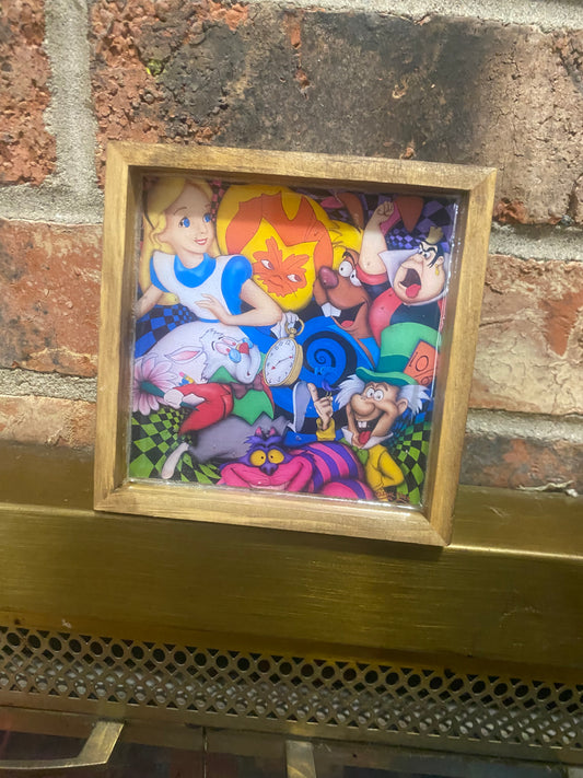 alice in wonderland tray