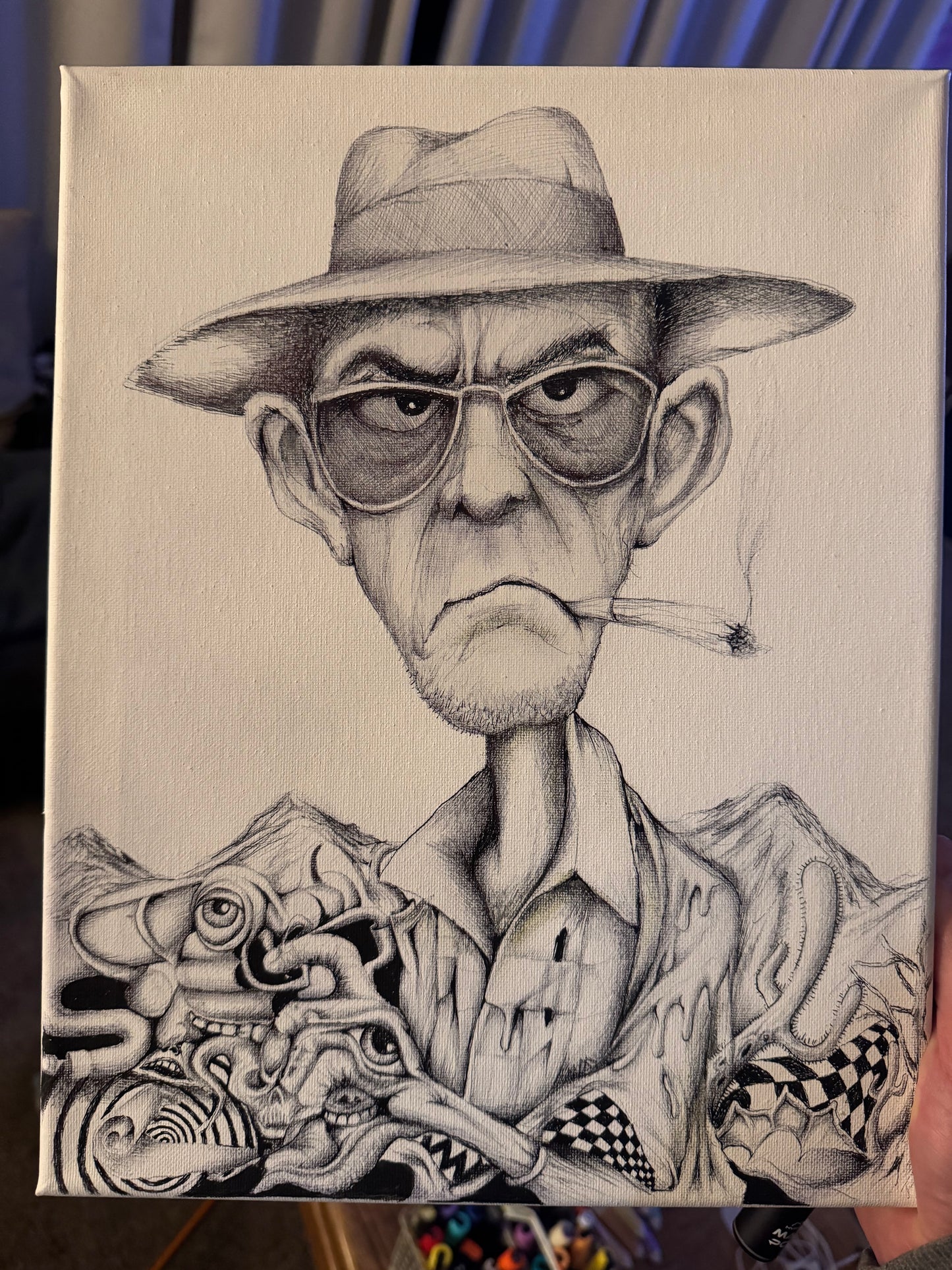 Hunter s thompson canvas