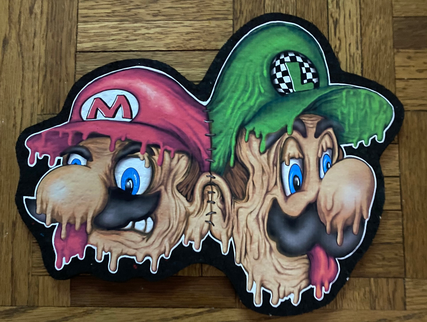 Stitched Mario and Luigi