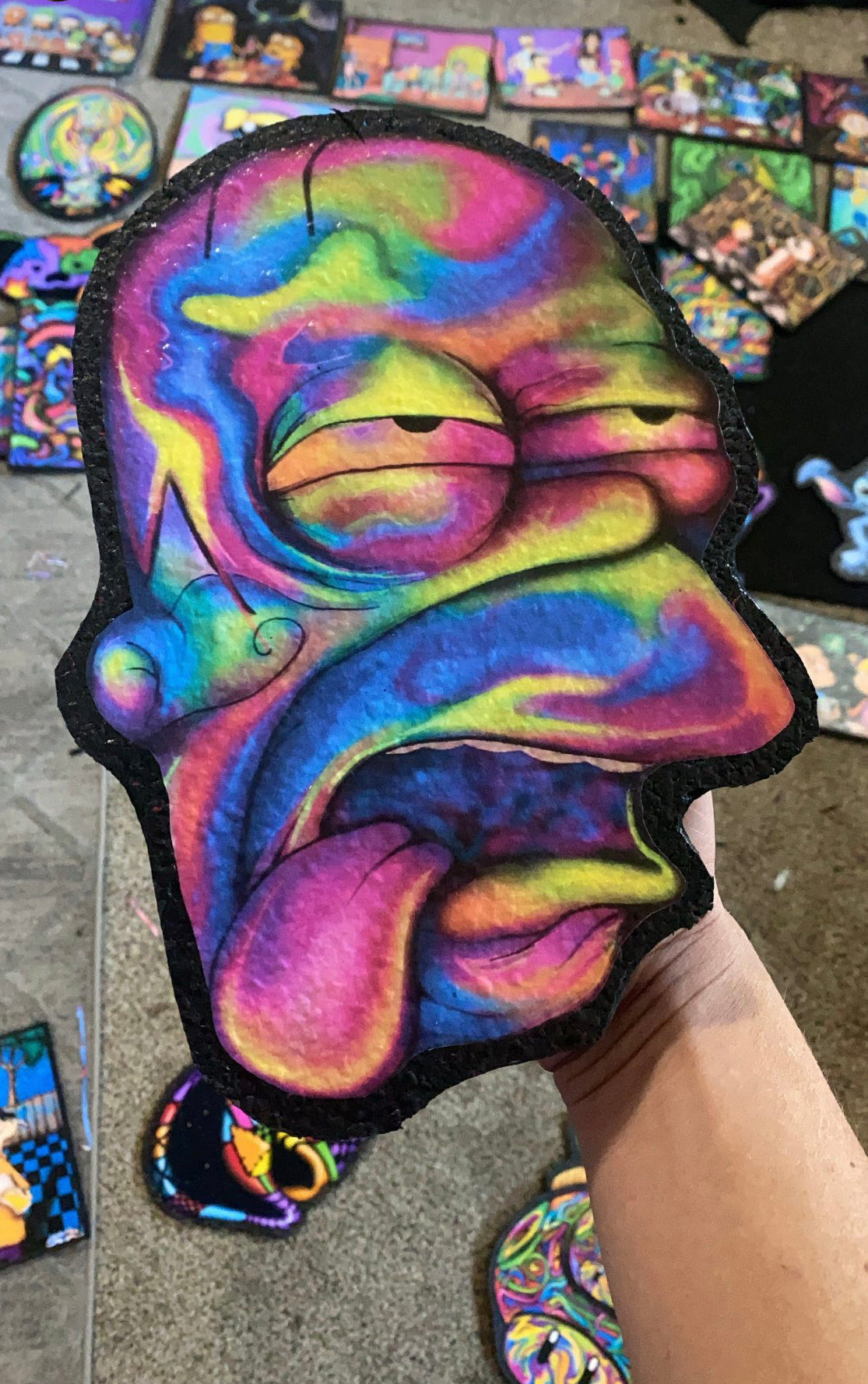 Trippin Homer Mat