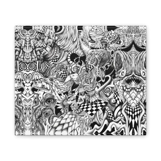 Visual Fiber Original Print on Stretched Canvas, 0.75"