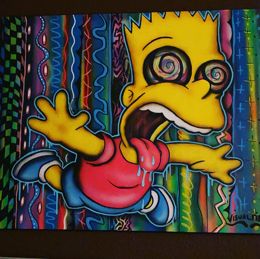 Falling Bart Canvas